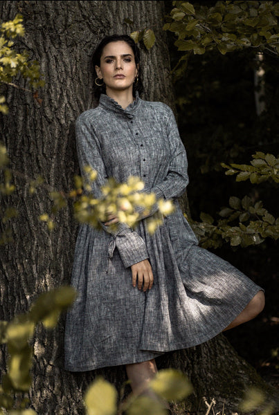 Organic Linen Dress Forest Collection