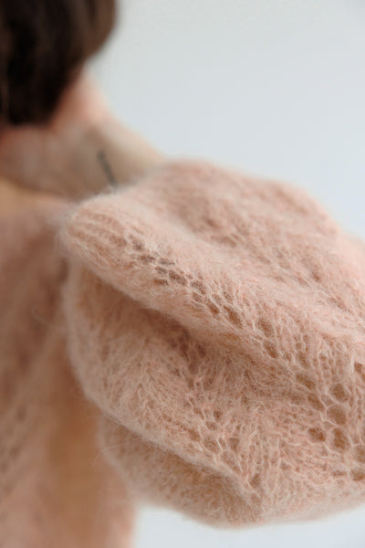 Feather Light Pullover from Alpaca "Sakura" - Different Colours