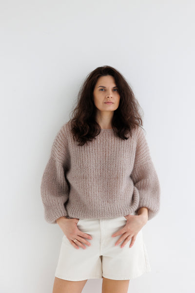 Feather Light Hand-Knitted Sweater - Different Colours