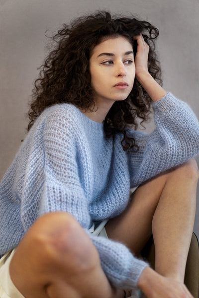 Feather Light Hand-Knitted Sweater - Different Colours