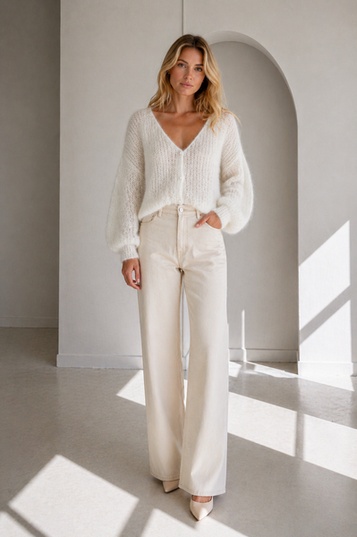 Luxuriously soft hand-knitted Cardigan - Different Colours