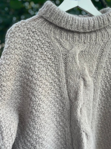 Beige Chunky Super Warm Sweater