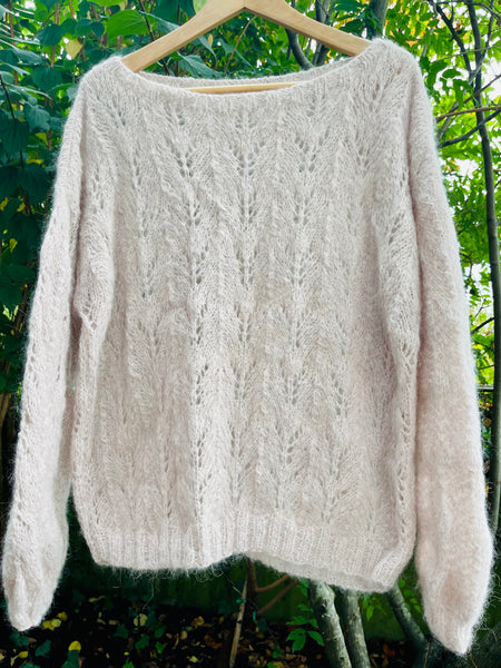 Beige Feather Light Pullover
