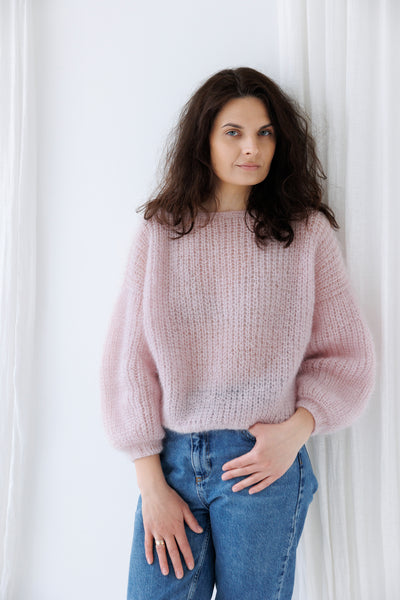 Feather Light Hand-Knitted Sweater - Different Colours