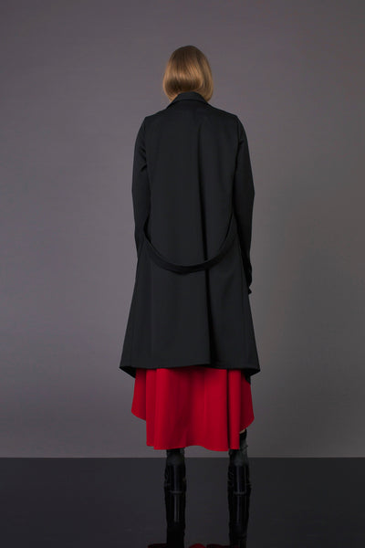 Limited Black Long Sleeves Coat
